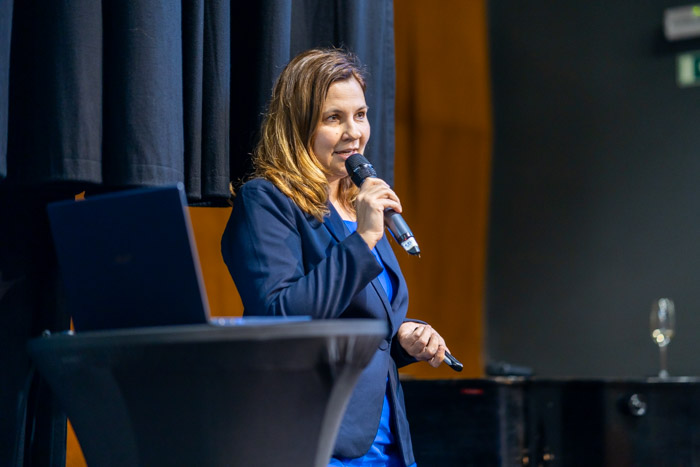 Mgr. Dita Vacková při přednášce